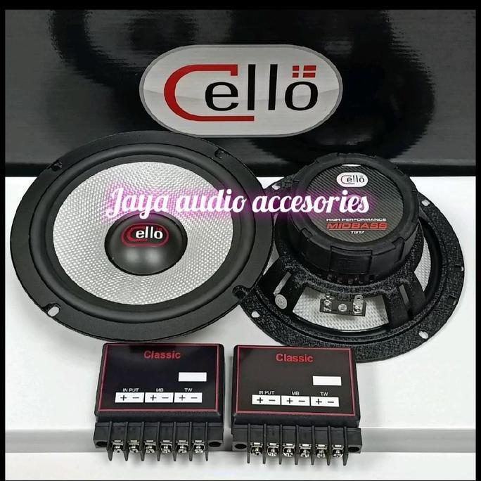 Promo Speaker Midbass Cello 6.5 Inch Tg17 Plus Crossover Pasif 2Way Cod