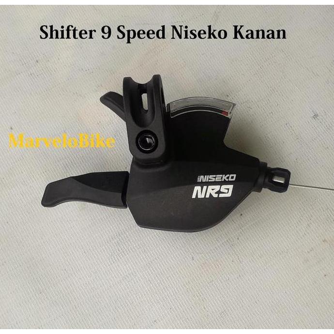 Shifter Operan Gigi Sepeda MTB Seli 9 Speed Niseko NR9 Kanan