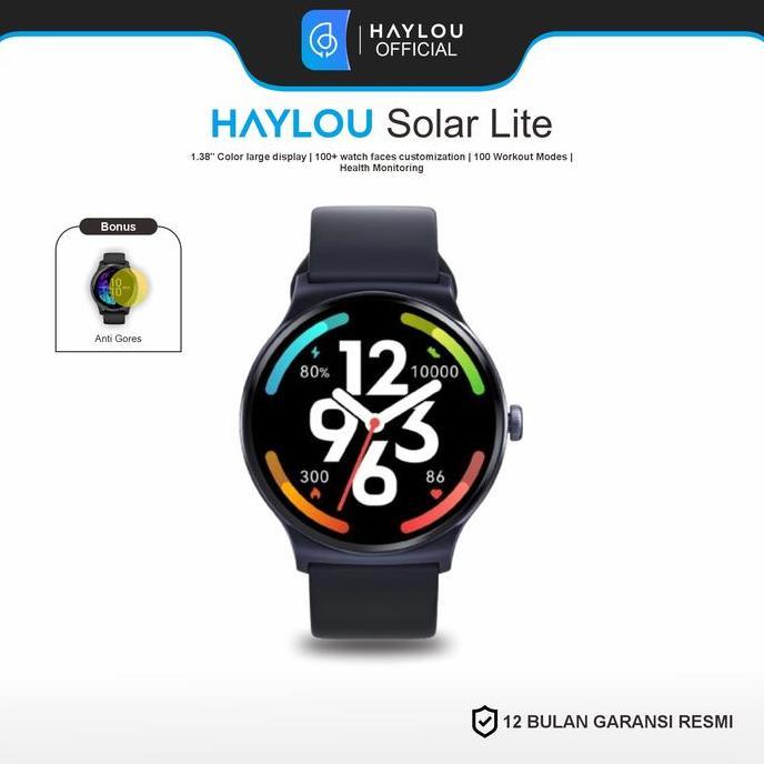 Haylou Solar Lite Smart Watch IP68 Sp02 1.38" Display