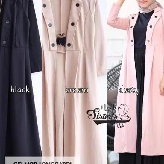 Premium Gelmor Long Cardy Cardigan Trendy Cardigan Terbaru Kekinian 2025 Motif Kancing