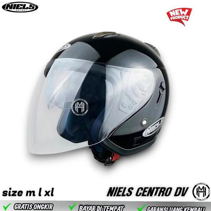 NIELS HELM CENTRO DOUBLE VISOR|MODEL INK CENTRO ARMY DOF Motorcycle