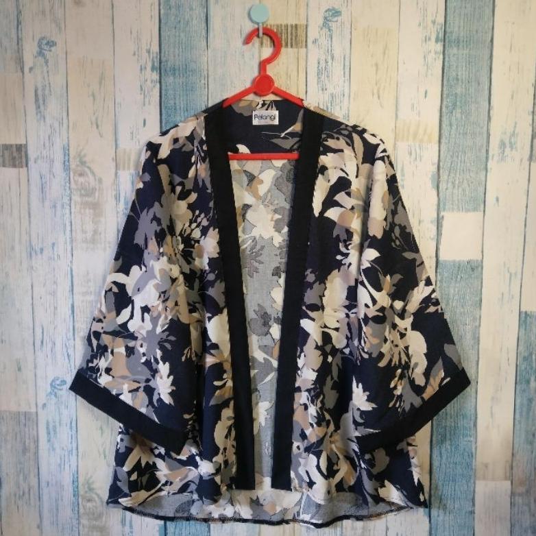 Outer Cardigan Wanita Model Kimono Jumbo
