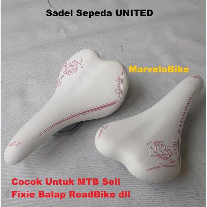 Sadel Sepeda Velo United Putih