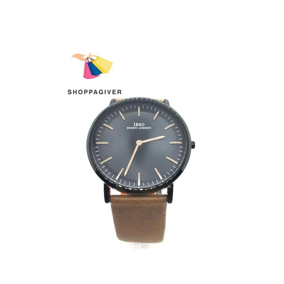 JAM TANGAN PRIA IBSO ORIGINAL 2601 BLACK ANALOG BERGARANSI