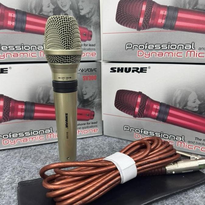 Murah Mic Kabel Shure Sv300 Profesional Mic Kabel