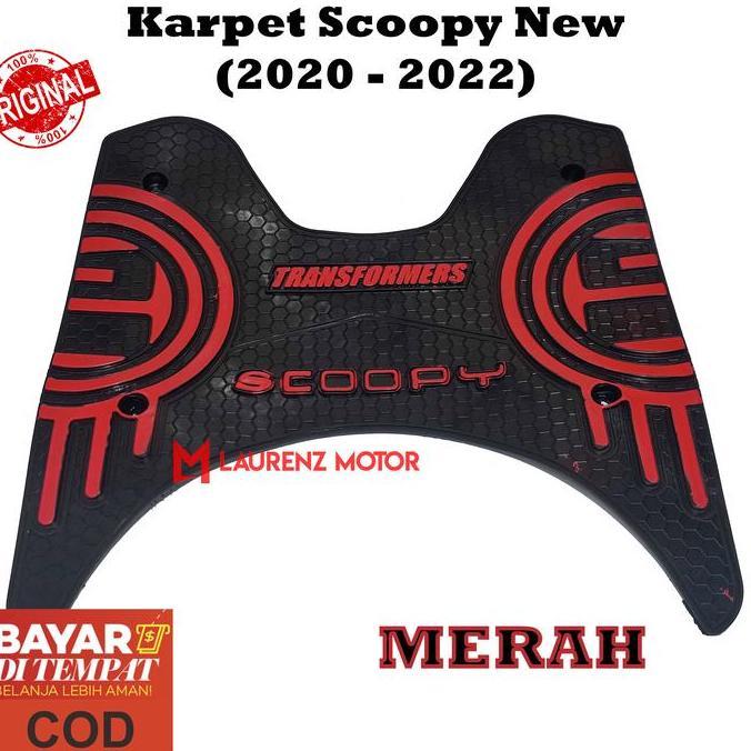 DV202 >> Karpet Honda Scoopy New 2020 2021 2022 Keset Bordes Pijakan Kaki Variasi