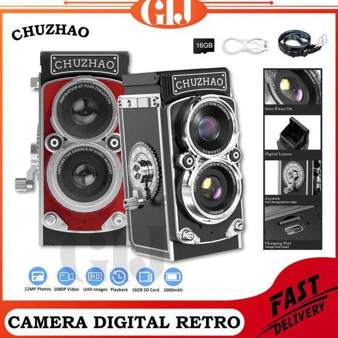 Evarakristin8 - Chuzhao Digital Camera Retro Kamera Vintage Limited Edition Kamera Nostalgia