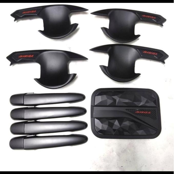 // PAKET OUTER MANGKOK COVER HANDLE PINTU TANK COVER ALL NEW AVANZA HITAM //