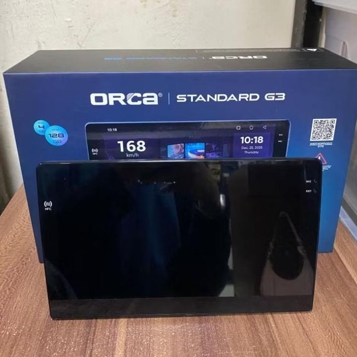 Head Unit Android 9 / 10 inch ORCA ADR-9988  STANDARD G3 RAM 4GB/128GB NFC QLED
