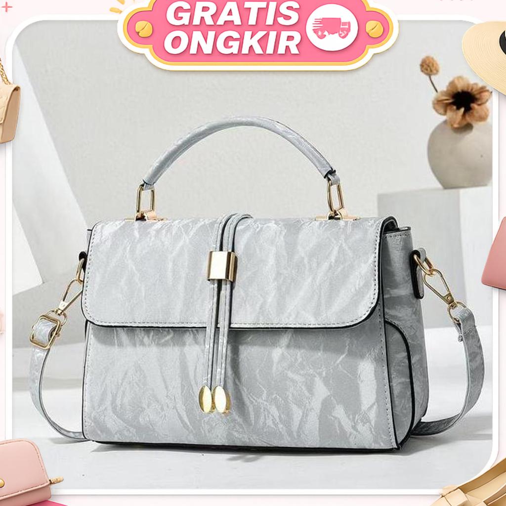 3209 Tas Selempang Wanita Handbags Tas Sling Bag Tas Jalan Cewek Simpel Elegan 215