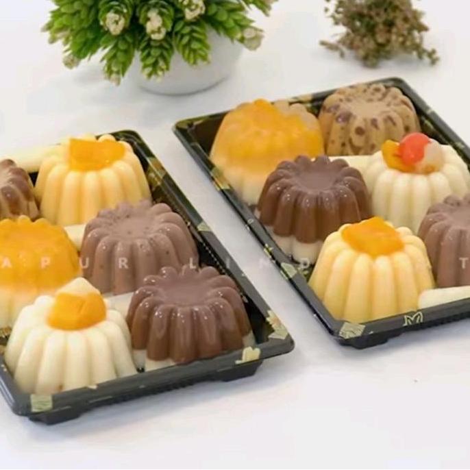 Equip- Cetakan Puding  Green Leaf 0951 /Mini Polkadot Cetakan Puding Baby