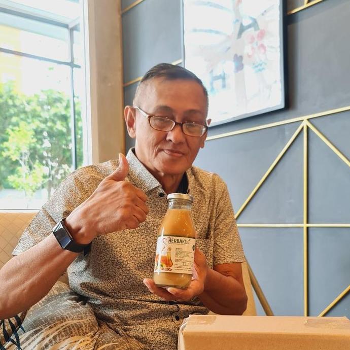 Drink- Herbakol Jus Herbal Bang Putih Jahe Merah Lemon Cuka Apel Madu Minuman Rempah Botol Juice