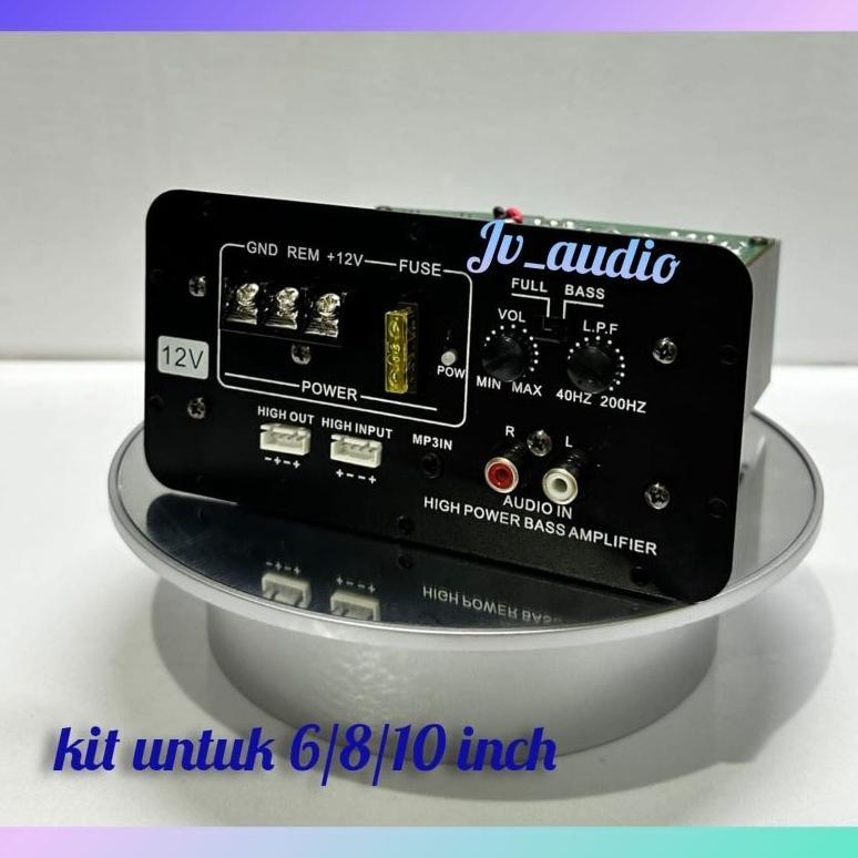 KIT BASSTUBE 12 VOLT 450 WATT MESIN BASTUBE AKTIF BUAT SUBWOOFER MOBIL 10-12 INCH