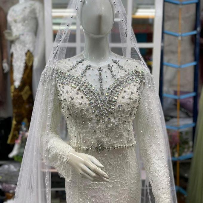 Gaun Pengantin // Gaun Pengantin Slim Dress Shantili .