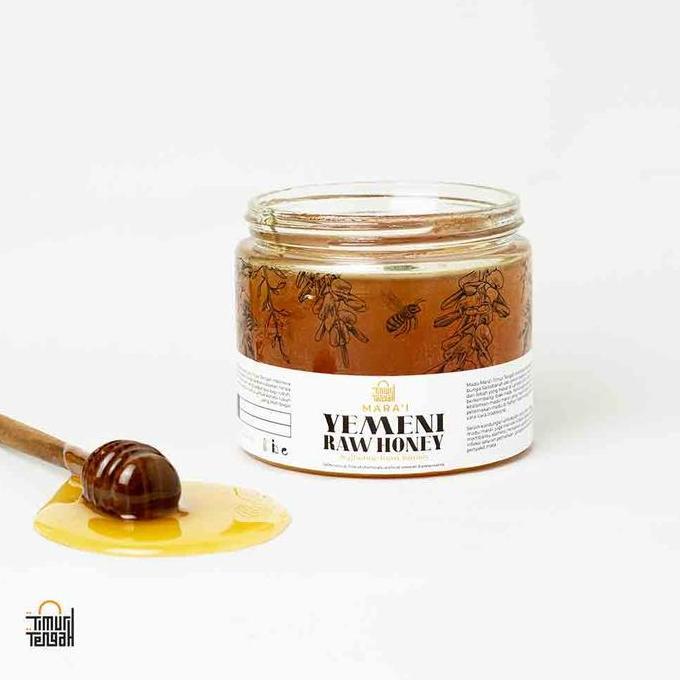 Drink- Madu Yaman Murni Marai Sumroh Sidr 500 Gr Raw Honey Yemeni Pure