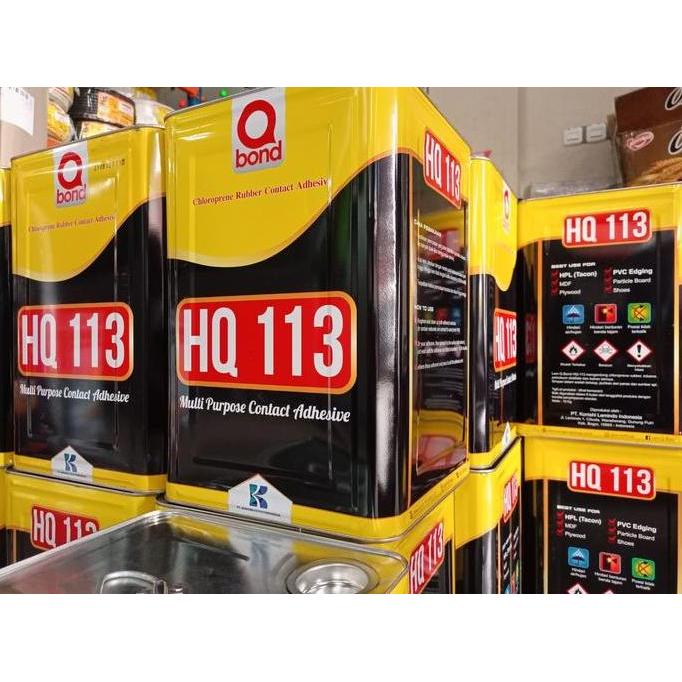 Promo Lem Kuning Qbond Hq 113 B @10 Kg / Q-Bond Lem Serbaguna Cod