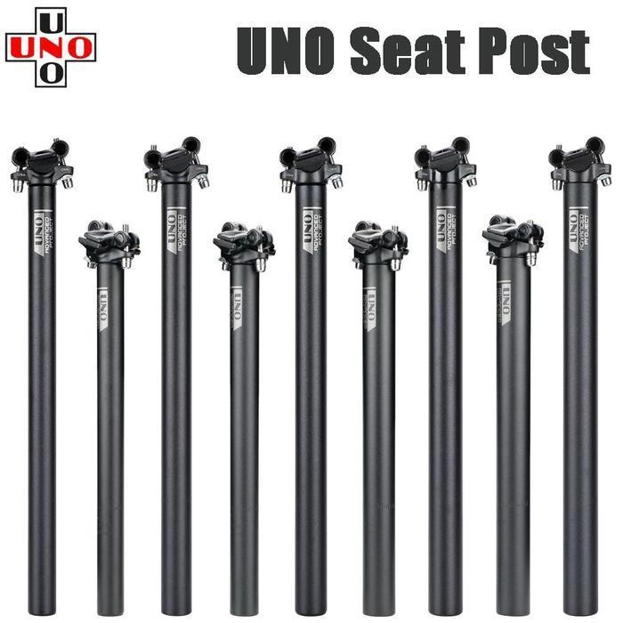 Uno Advanced Project Seatpost Sepeda Alumunium Alloy Ultralight 25.4/27.2/28.6/30.4/30.9/31.6 Lenght