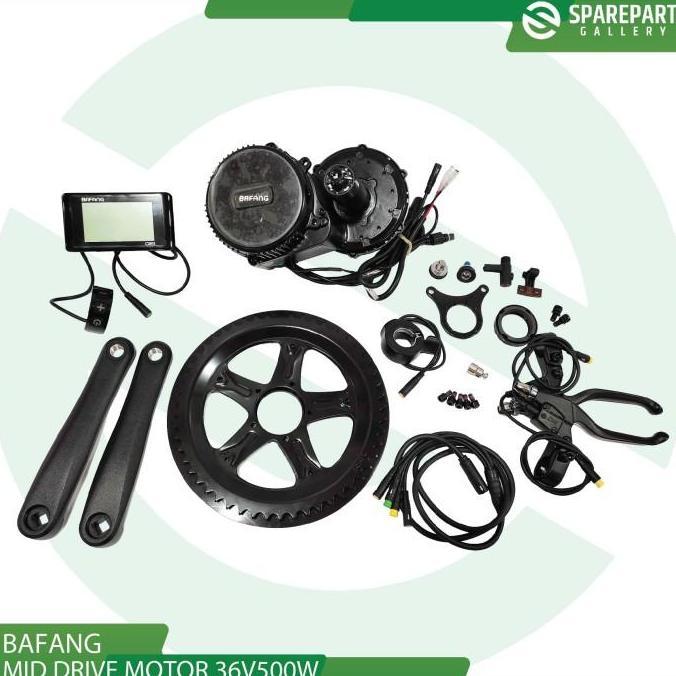 Bafang Mid Drive Motor 48v500w Ebike Convertion Kit