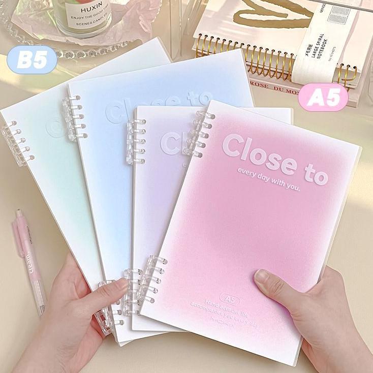 A5 B5 Notebook Buku Lucu Binder Notebook Aesthetic Binder Kuliah Buku Catatan Buku Tulis Sekolah