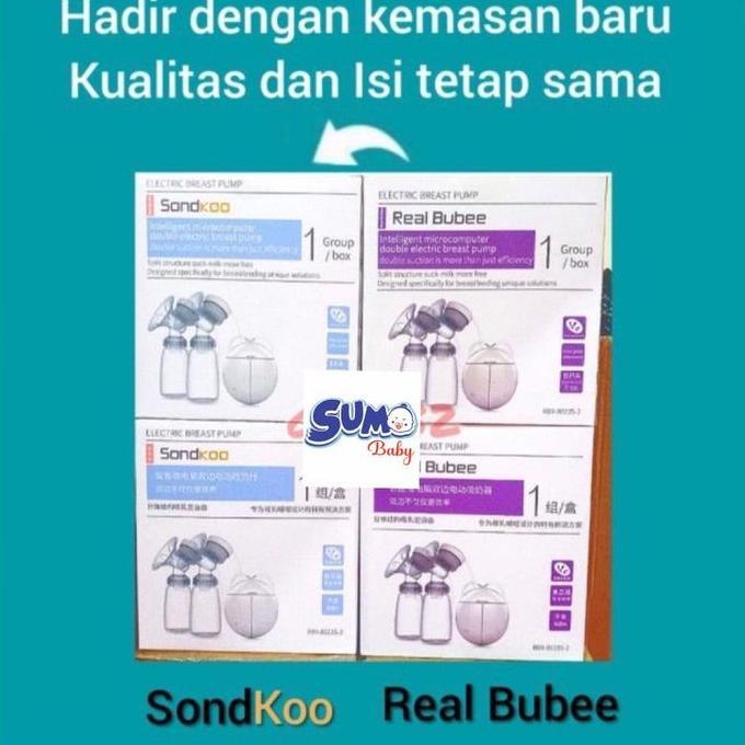 Pompa asi bayi elektrik real bubee double pump/pumping asi bayi ganda
