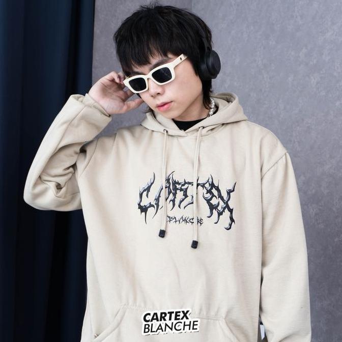 Donttouch- Cartexblanche Emo Style Jaket Hoodie Pria Nita Jumper Sablon Distro Fleece M - Xxl