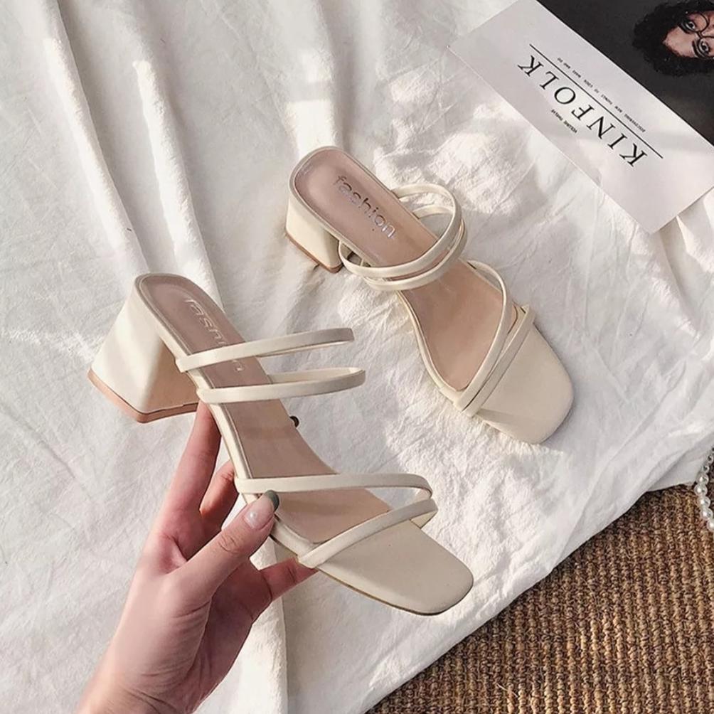 original sandal heels hak tahu wanita elegan