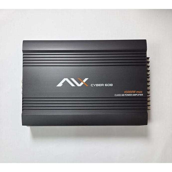 AVX Power Amplifier CYBER-608 45000Watt 4 Channel Mosfet Bass Jedag-jedug & Treble Tajam Subwoofer &