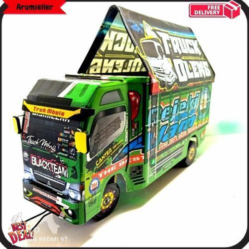 Promo Miniatur Truk Oleng Tebal 5Mm Kado Hiasan Mainan Oleng Brewog Horeg Mania Edukasi Mainan Viral