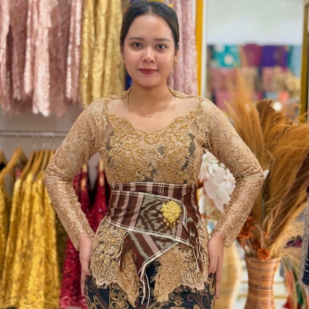 AA Kebaya Modifikasi Full Payet Depan | Kebaya Bali | Kebaya Payet | Kebaya Semifrancis | Kebaya Bal