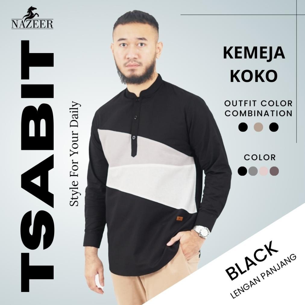 Recommended Baju Kemeja Koko Tsabit Baju Koko Kemeja Priatsabit Merk Nazeer