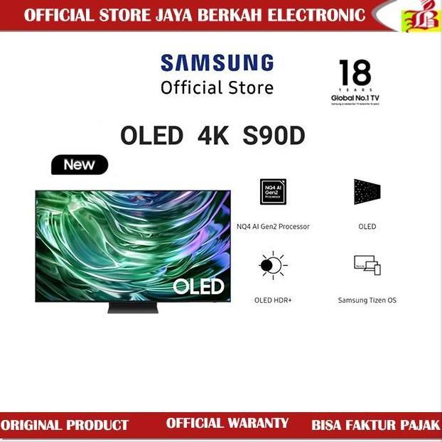 SAMSUNG 65S90D OLED SMART TV 4K 120Hz Smart TV SAMSUNG OLED 65 Inch OLED SAMSUNG QA65S90DAKXXD / S90