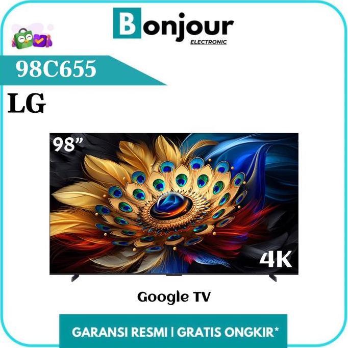 Smart TV TCL 98 Inch Qled Pro TCL 98C655 4K UHD Google TV 98Inch C655