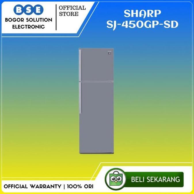 KULKAS SHARP 2 PINTU SJ450GPSD | SJ 450GP SD SHARP KULKAS 352L SJ450GP