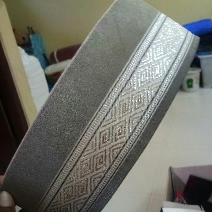 peci premium songkok kopiah aceh bahan bludru silver exclusive motif perak Promo