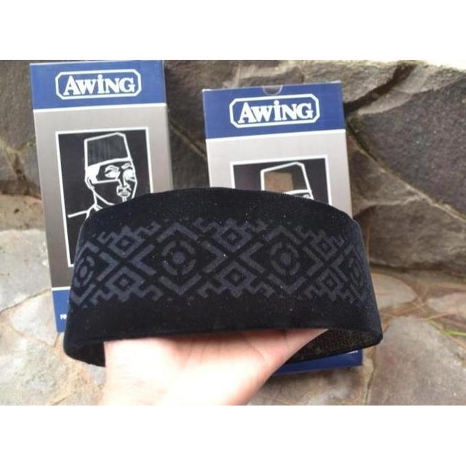 Songkok Awing / Songkok Hitam Awing Tipe Laser Promo