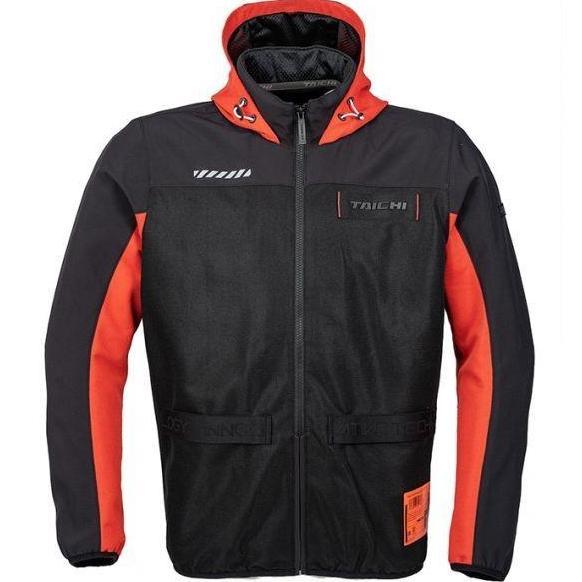 TAICHI JAKET RSJ334 BLACK ORANGE | JAKET RIDING | ORIGINAL TAICHI 100%