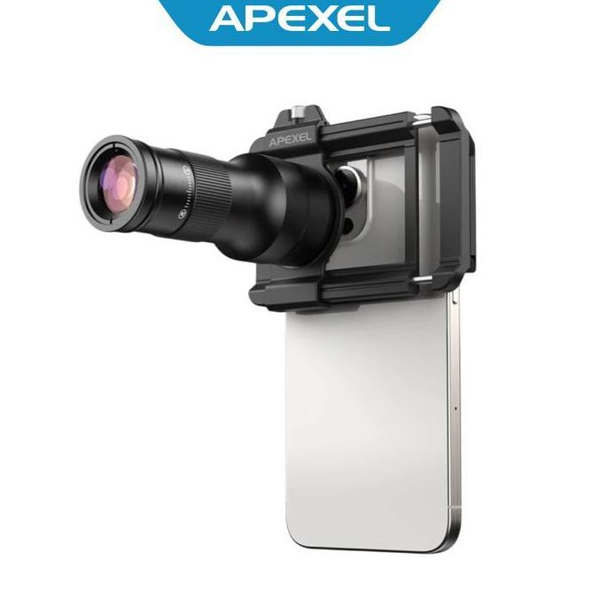 APEXEL Lensa Tele Smartphone 2in1 Macro Lens Telephoto Zoom - APL-TM6