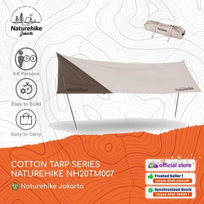 COTTON TARP SERIES NATUREHIKE NH20TM007 FLYSHEET TENDA SHELTER