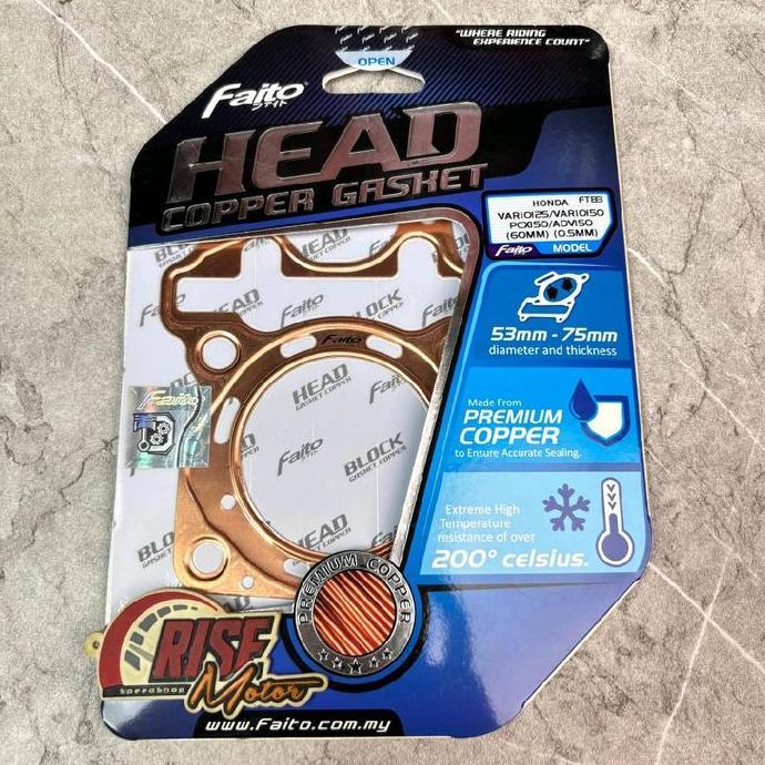 Paking Head Tembaga Faito Vario 150 60 Mm