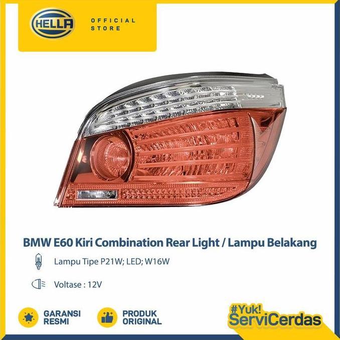 Stop Lamp Hella BMW E60 Kiri Combination Rear Light/Lampu Belakang