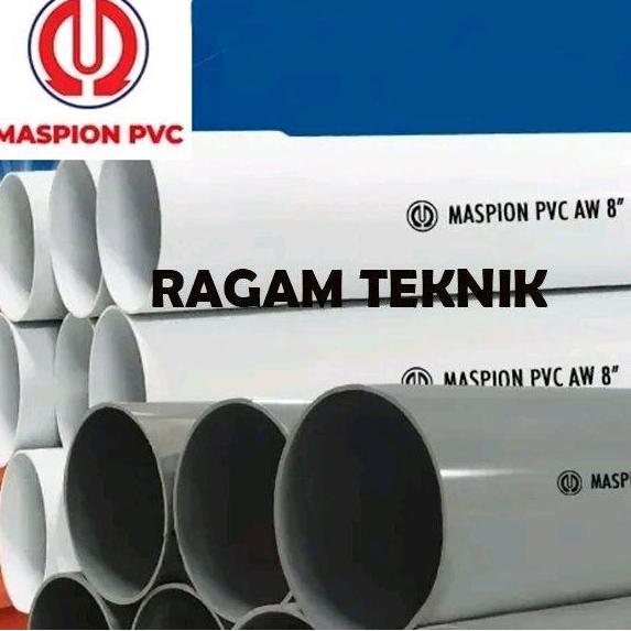 Liderado- Maspion 1" Aw Abu Putih Pipa Pvc Paralon 4 Meter