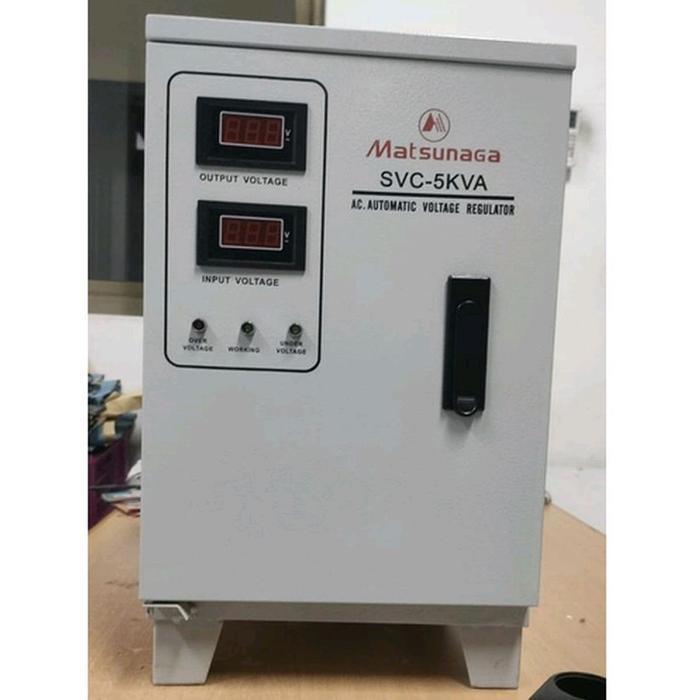 STABILIZER LISTRIK MATSUNAGA 5000WAT 5000VA 5000WATT STAVOL ORIGINAL DAN TERPERCAYA
