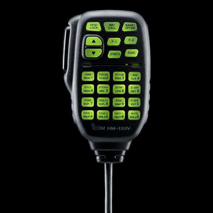 Sale Icom Hm-133 Ori Baru Hand Mic Rig Ic-2200 Ic-2300 Ic-V3500 Hm133 Hm-133V Extramic