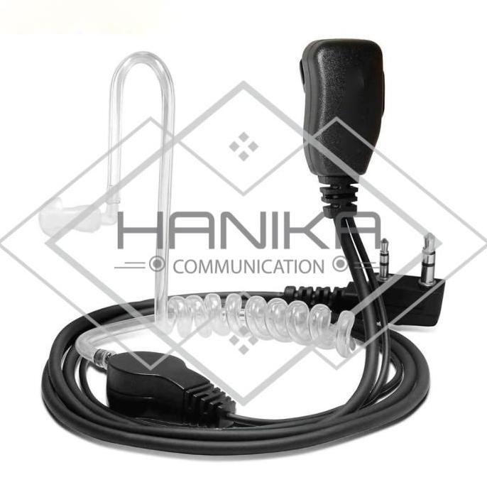 Promo Handsfree Selang Fbi Ht Cina Ptt Besar Earmic Walkie Talkie Baofeng Kenwood Spc Wln Kd-C1 Tx3 