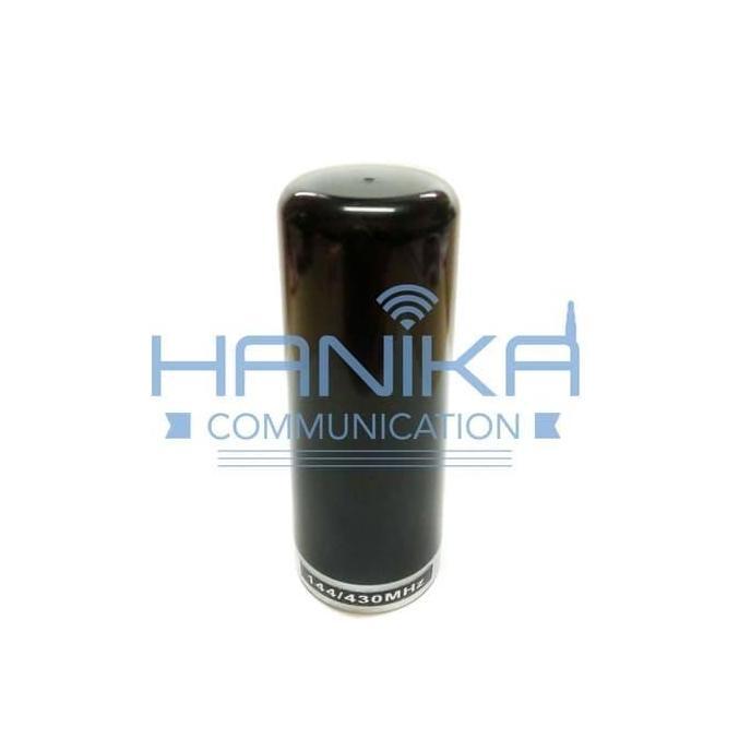 Murah Unier Antena Radio Rig Mobil Pelor Dualband Hitam Black Pendek