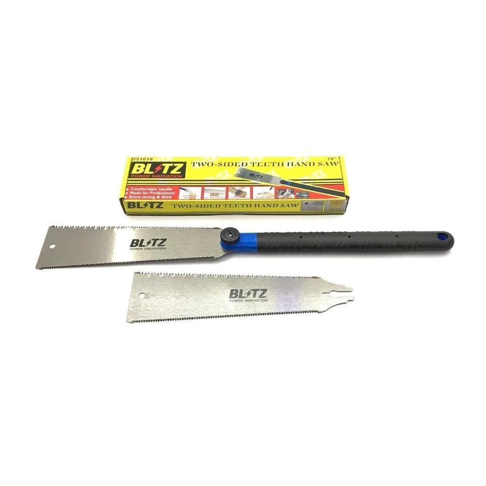LARIS BLITZ D51616 GERGAJI 2 SISI 10" ALAT POTONG KAYU TRIPLEK TAJAM RIP CUT CROSS / GRAJI GOROK 2SI