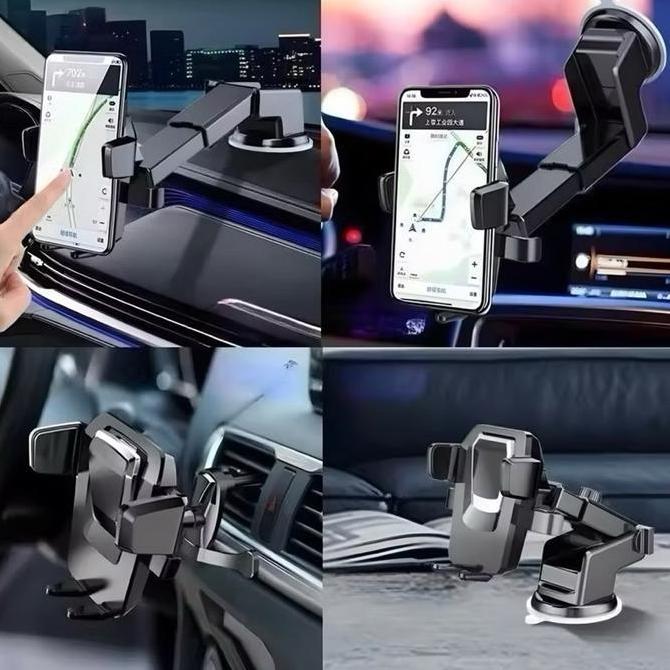 Car Phone Holder Mobil HD09 dudukan hape stand handphone Alat penyangga hp dashboard