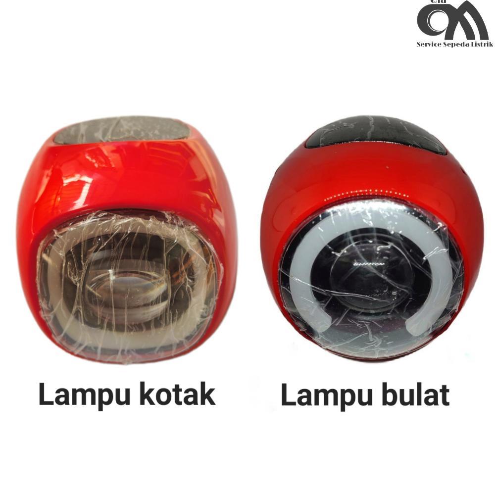 Head Lamp 48V - 60V Sepeda Listrik