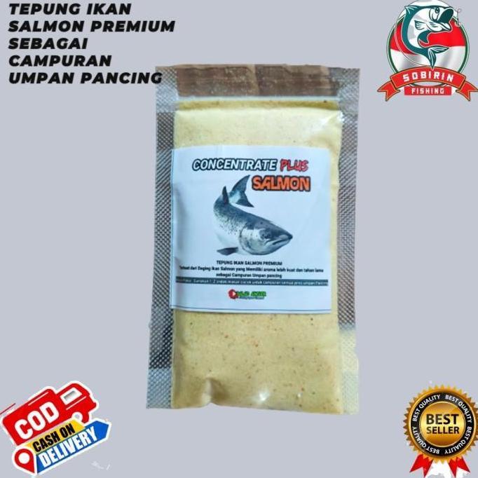 Lansungkirim- Umpan Concentrat Plus Salmon Sibalad Angler - Umpan Tepung Salmon