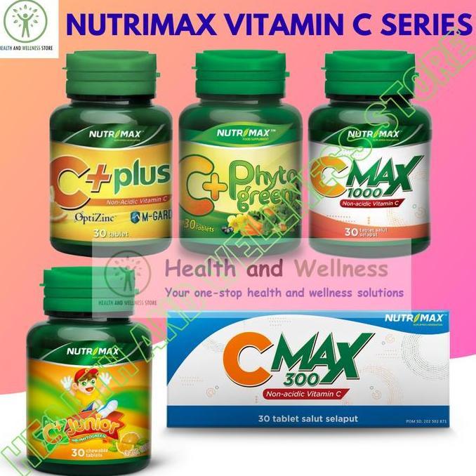 Happyfit- Nutrimax Vitamin C C Max 1000 Mg C Plus 500 Mg Junior Phytogreen Zinc